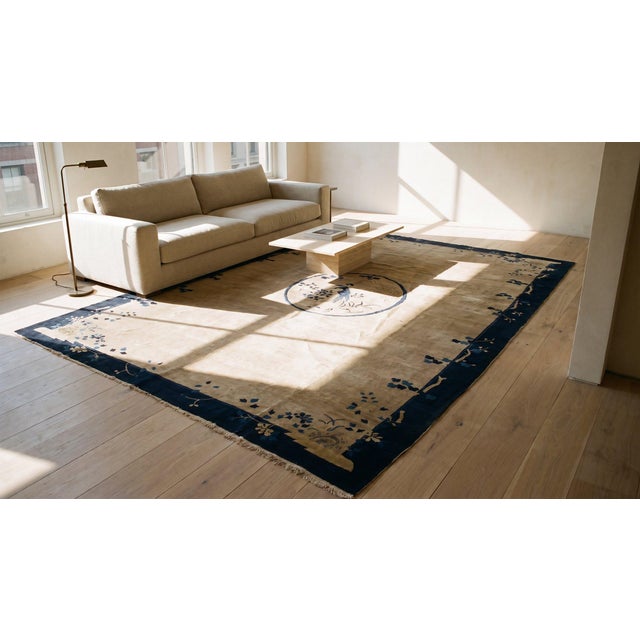 Early 20th Century Chinese Peking Carpet ( 9'3'' x 14'3'' - 282 x 435 ) For Sale - Image 12 of 12