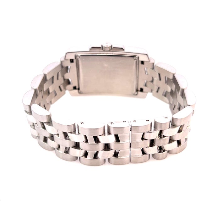 Late 20th Century Concord Estate Unisex Wristwatch 6.5" Stainless Steel 18 MM For Sale - Image 4 of 6