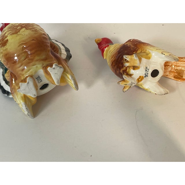 Gray 1950s Thanksgiving Turkey 3 PCS Italian Ceramic Set For Sale - Image 8 of 8
