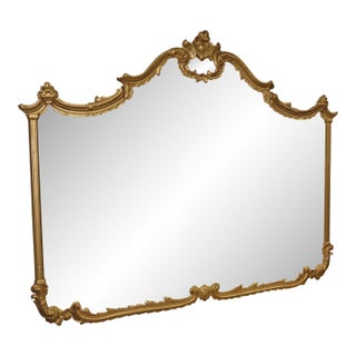 Excellent Quality French Style Gold Gilt Wood Mirror Attributed to LaBarge For Sale