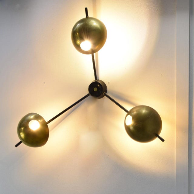 Italian Sconce from Stilnovo, 1960s, in Good conditions. Designed 1960 to 1969 This piece is designed in the style of the...