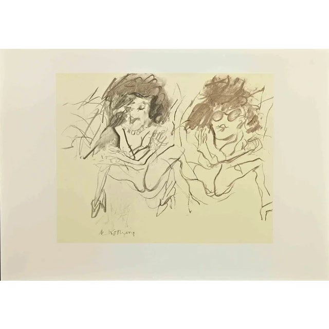 Contemporary Willem De Kooning, Untitled, 1985, Offset Lithograph For Sale - Image 3 of 3