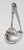 Alvin Bridal Rose serving spoon. 9" long and monogrammed with K on the handle. A reissued piece circa the 1950s. The...