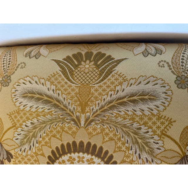 2010s Lexington Upholstered Stools/Ottomans With Nailheads -a Pair For Sale - Image 5 of 13