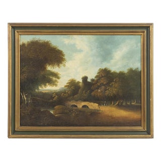 European School Artist, Landscape, 19th Century, Oil on Canvas For Sale