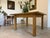 Solid Wood Farmhouse Table For Sale - Image 3 of 9