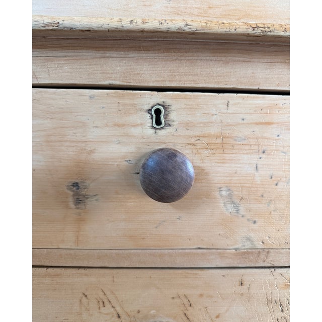 Antique English Linen Press For Sale - Image 9 of 18
