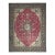 1970s Vintage Persian Handmade Wool 10x13 Red Area Rug For Sale
