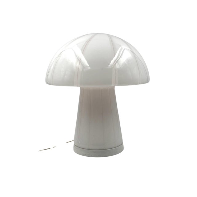 Mushroom Murano Glass Table Lamp, Italy, 1970s For Sale - Image 9 of 16