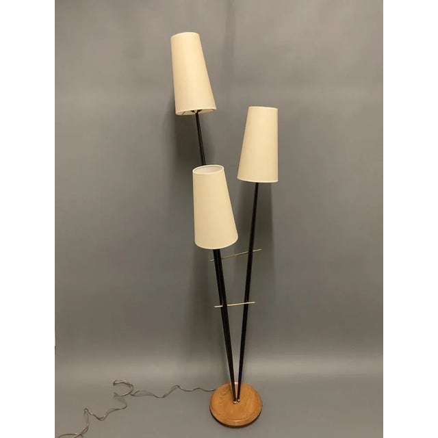 3-Light Floor Lamp, France, 1950s For Sale - Image 11 of 11