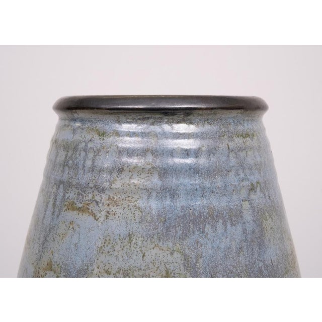 Ceramic Large Belgian Art Vase by Roger Guerin, 1930s For Sale - Image 7 of 9