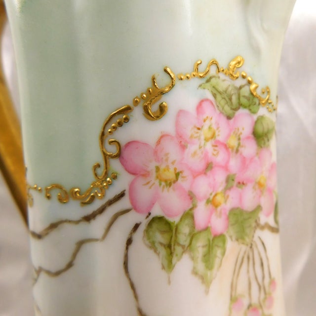 Late 18th Century Pale Green Antique Haviland Chocolate Pot For Sale - Image 10 of 16