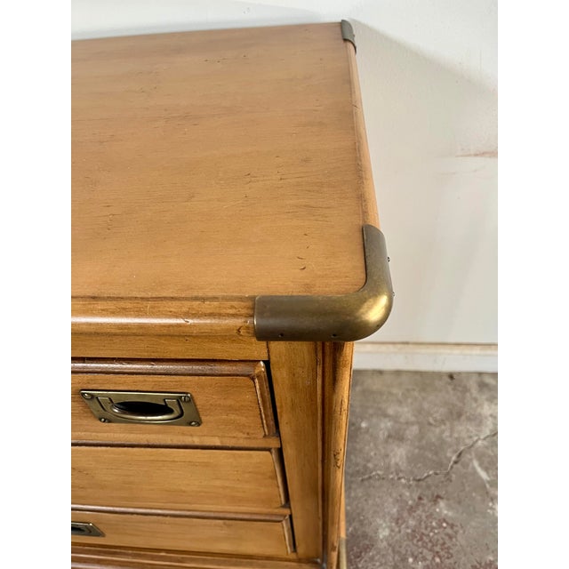 Vintage Lexington Furniture Campaign Nightstand Nautica Collection