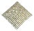 Large 1960s Square Rhinestone Brooch For Sale