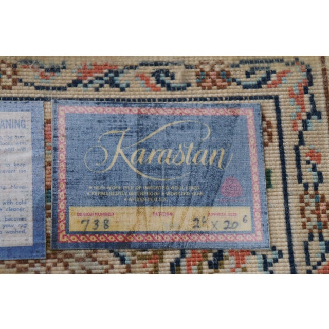 Karastan 100% Wool Floral Palmette Animal 738 Area Rug Runner Mat 2.5' X 20' For Sale - Image 12 of 15