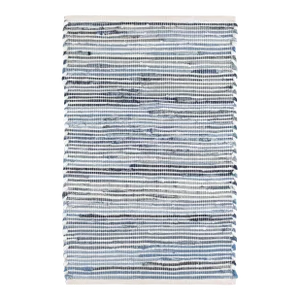 Dash & Albert by Annie Selke Denim Rag Ribbed Woven Cotton Rug, 2' x 3'