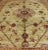 Measures: 4'0 x 5'10. Vintage Khotan Rug with Central Medallion in Soft Sage Green and Golden Honey. Keivan Woven Arts /...