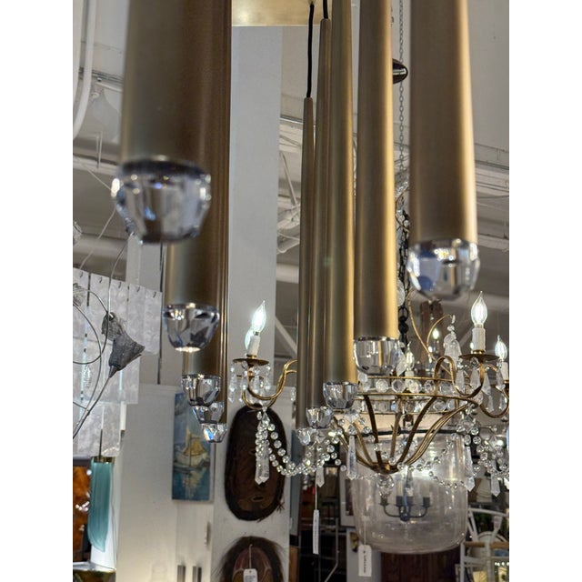 Jonathan Browning for Restoration Hardware Aquitaine Twelve Light Linear Chandelier For Sale - Image 10 of 12