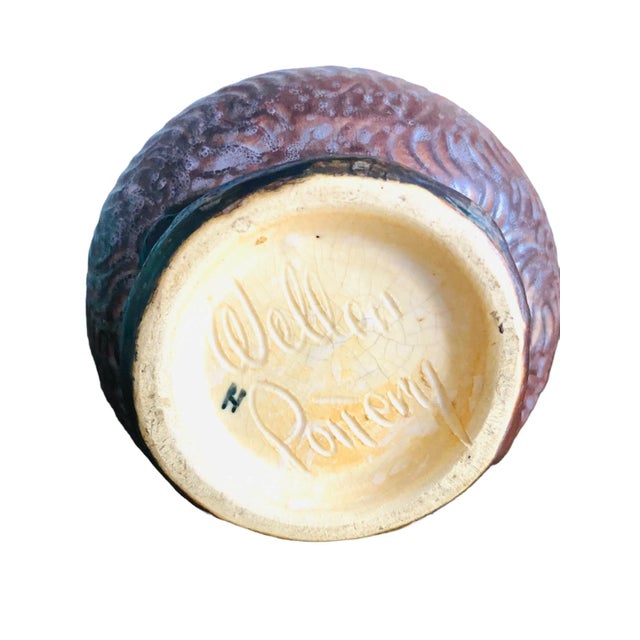 1930s 1930s Weller Pottery Malvern Pattern Vase For Sale - Image 5 of 9