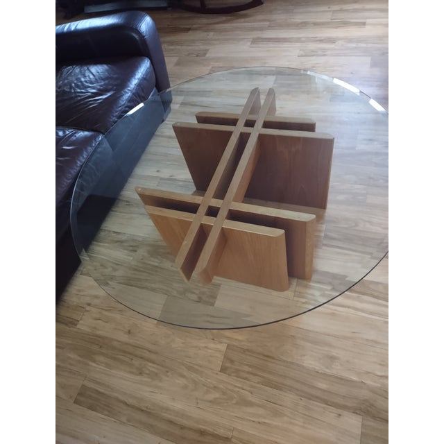 Mid 20th Century Gustav Gaarde Trekanten Round Coffee / End Table For Sale - Image 4 of 6