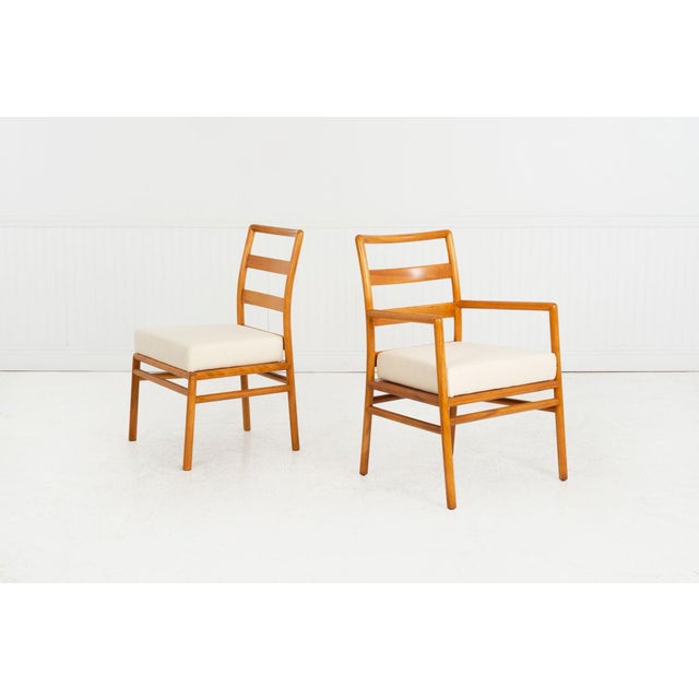 Widdicomb T.H. Robsjohn-Gibbings for Widdicomb Ladder-Back Dining Chairs, Set of Ten, 1955 For Sale - Image 4 of 14