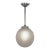 French Art Deco Pendant Light by A. Delatte 1920s France For Sale