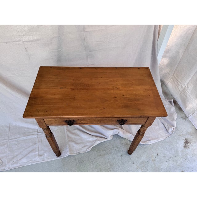 19th Century 19th Century English Pine Side Table For Sale - Image 5 of 12