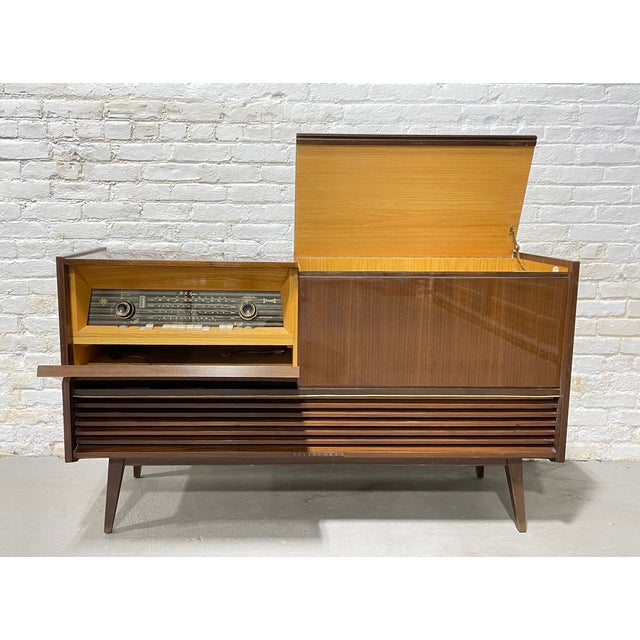 Mid Century Modern Telefunken Stereo Console / Turntable, 1960's Chairish