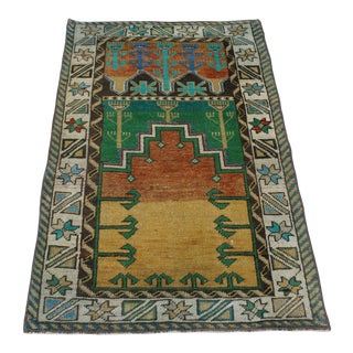 Vintage Anatolian Turkish Rug - 27"x42" For Sale