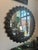 Designed with the feel and texture of an ancient shield; rustic/contemporary style was given a hand-hammered finish that...