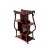 2000 - 2009 10.5" Reddish Brown Vase Shape Table Top Layers Curio Display Stand For Sale - Image 5 of 8