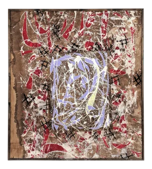 Andrea Bonora Absract Oil on Canvas Painting