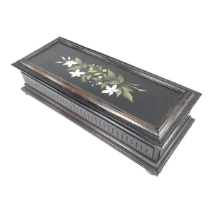 19th Century Italian Grand Tour Pietra Dura Inlaid Casket Box