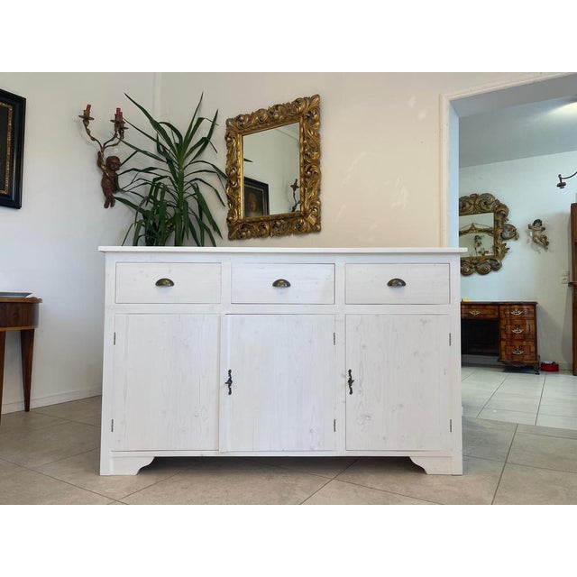 Farmhouse Sideboard in Spruce Wood For Sale - Image 15 of 15
