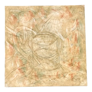 Original Contemporary Peter Duncan Abstract Painting/Drawing “This Cup” Signed For Sale