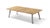 The Fenc-e Nature side table, available in one size and two heights, reflects the organic shape of the base of the seats...