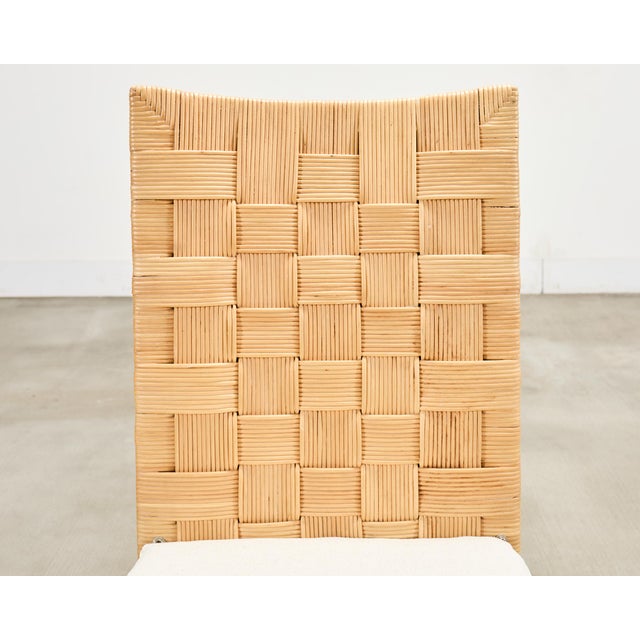 Donghia John Hutton for Donghia Block Island Rattan Cane Dining Chair For Sale - Image 4 of 18
