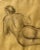 Modern Aristide Maillol Charcoal Drawing “Nu De Dos” For Sale - Image 3 of 9