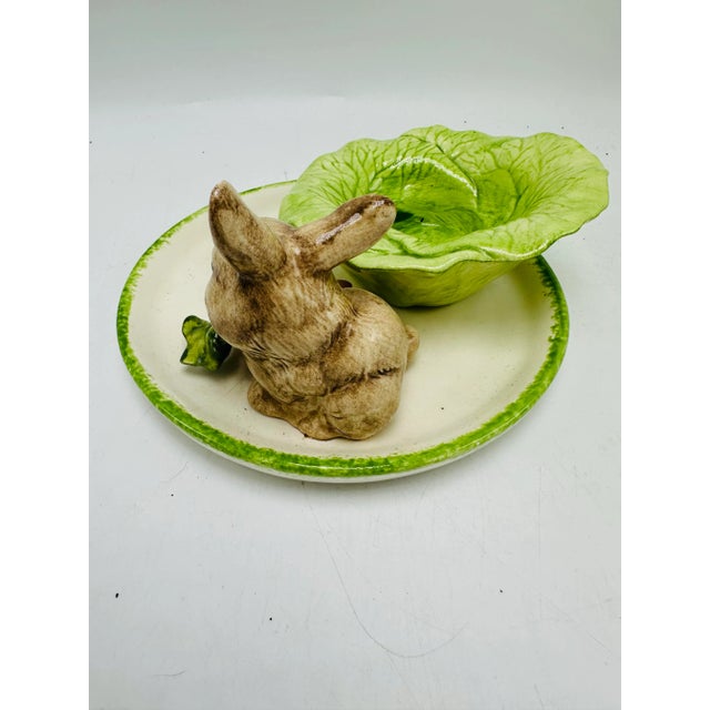 Vintage Handmade Bunny Candle Holder For Sale - Image 4 of 7