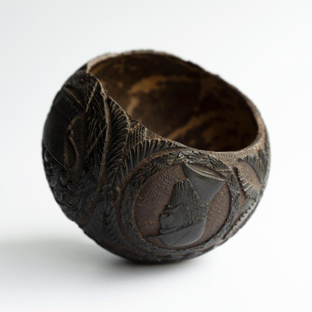 Antique Sailors Bugbear, Naive Folk Art Carved Coconut, Late 18th/Early 19th Century For Sale - Image 16 of 17