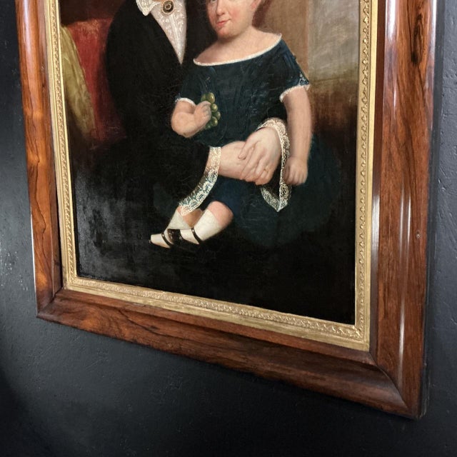 Naivety Style, 1830, Oil on Canvas For Sale - Image 6 of 7
