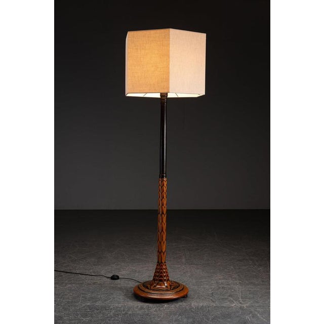 Amsterdam School Standing Lamp by Louis Bogtman, 1920s For Sale - Image 6 of 11