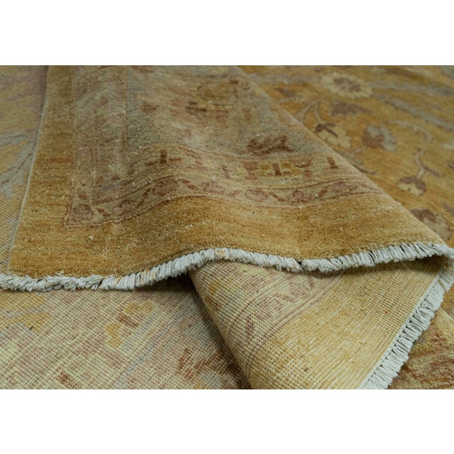 Brown Turkish Oushak Rug 11'10" x 15'5" #20807 For Sale - Image 8 of 8