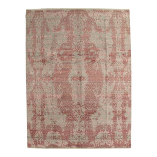 1980s Hand-Knotted Persian-Style Contemporary Rug 9'1" X 12'2" For Sale