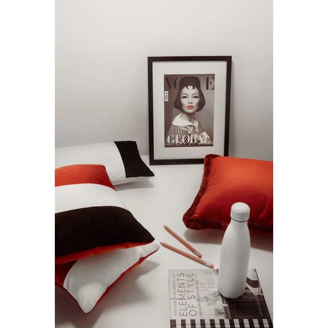 Couple of rectangular bedroom cushions, this collection is a refined choice for the contemporary home, where it can be...