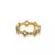 Contemporary David Yurman Venetian Quatrefoil Diamond 18k Yellow Gold 6mm Band Ring - Size 3 For Sale - Image 3 of 5