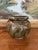 Vintage Studio Pottery Jar With Glazed Bird Silhouette and Earthy Green Finish For Sale In Seattle - Image 6 of 9