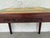 Early 20th Century Vintage Carved Wood Needlepoint Bench / Accent Table With Floral Design For Sale - Image 5 of 9