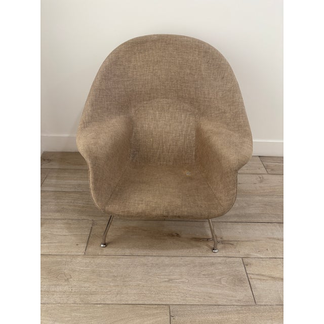 Womb Chair Attributed to Eero Saarinen for Knoll International This is a great find an original condition. The chrome and...