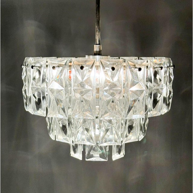 Mid-Century Chandelier from Kinkeldey, Germany, 1970s For Sale - Image 10 of 18
